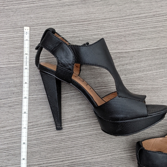 No 704b platform heels blk sz 36 - Picture 7 of 7